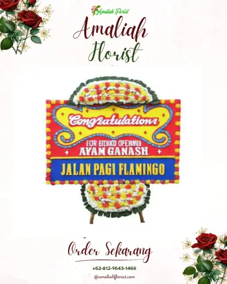 Sewa Papan Bunga Juwiran